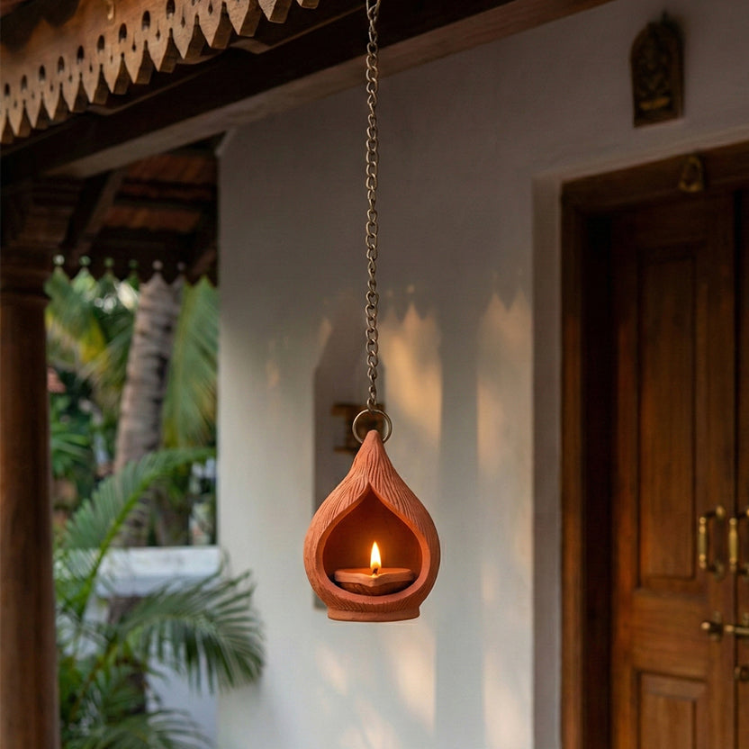 Coconut-Style Hanging Diya