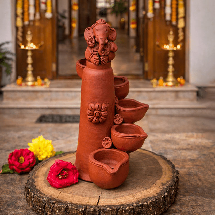 The Ganesha Step Diya