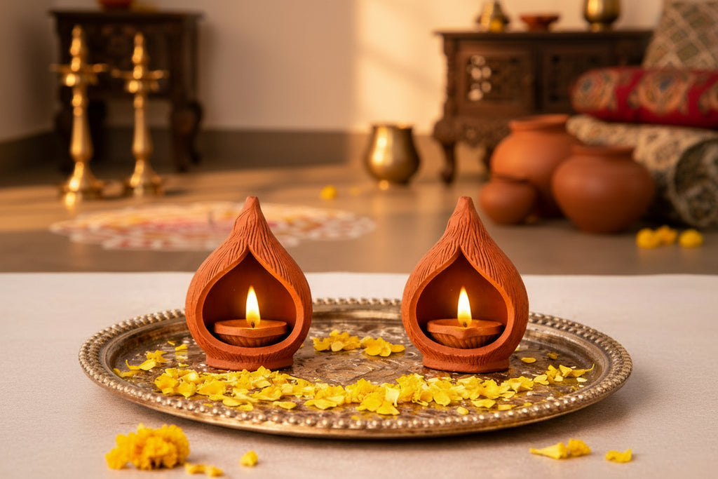 Coconut-Style Hanging Diya