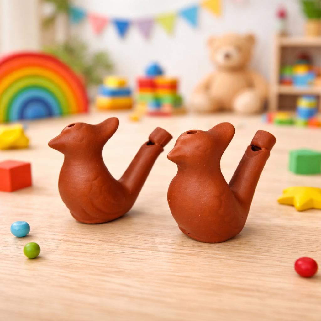 Terracotta Bird Whistle
