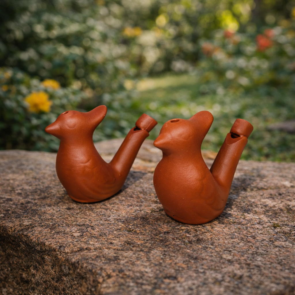 Terracotta Bird Whistle