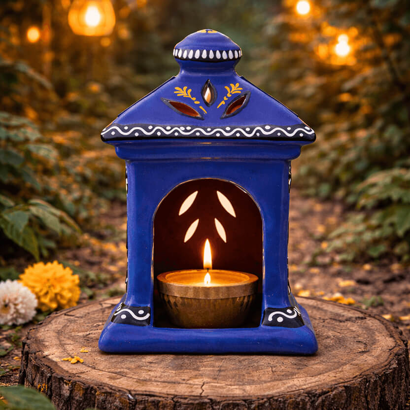 Terracotta Hut Diya