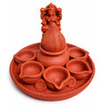 Terracotta Ceremonial Plate Diya